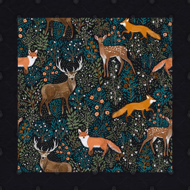 woodland print by Petit Faon Prints